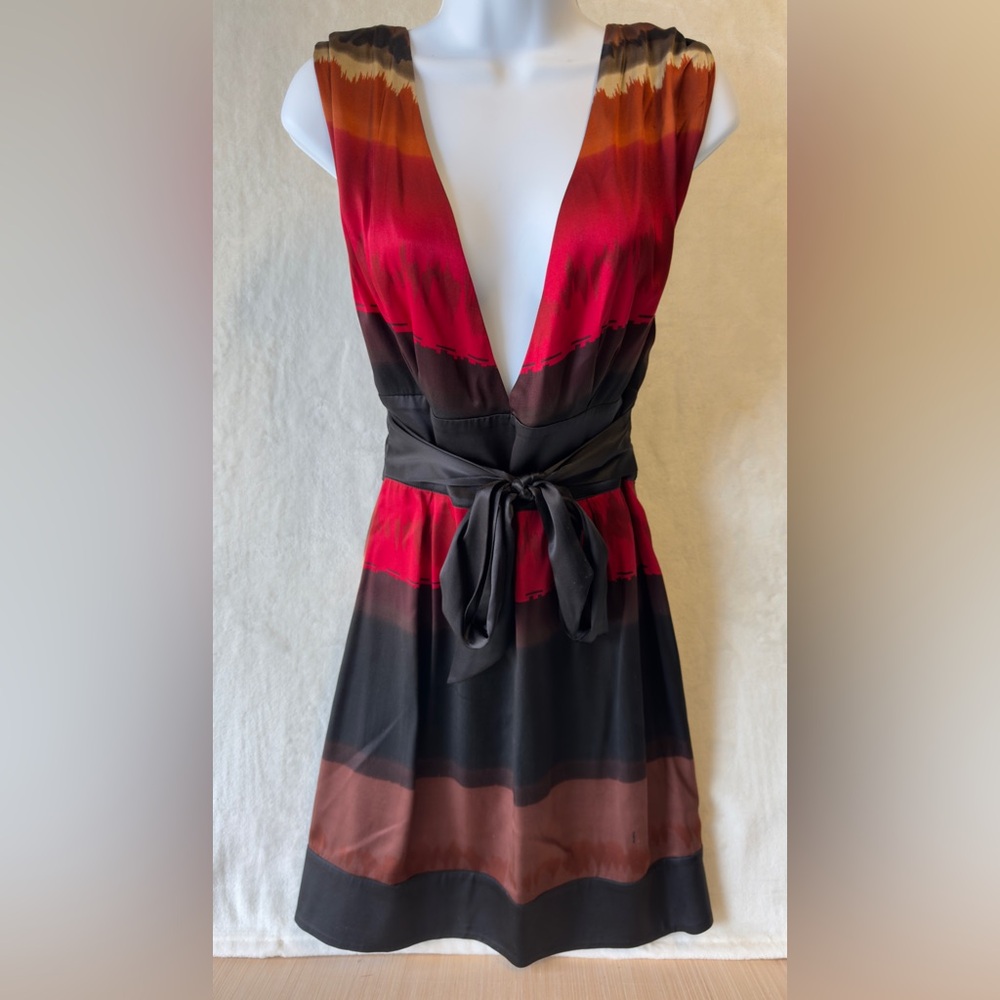 Bebe Black/Red Super Cute Cocktail mini skirt dress